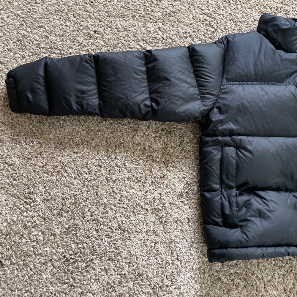 The North Face 700 Womens Black Down Puffer Jacket Ripstop Full Zip Medium M - Picture 6 of 16